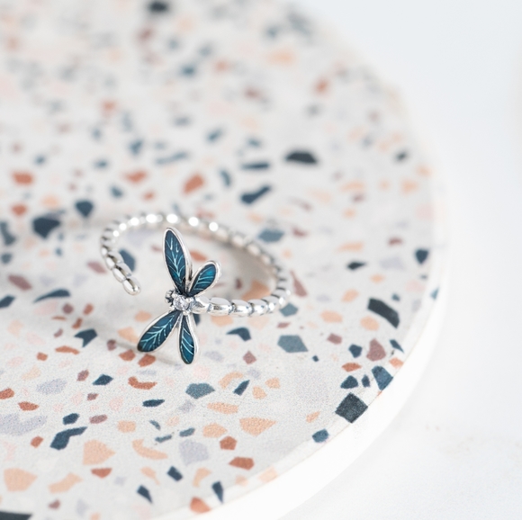 Dragonfly Ring (S925) - Picture 6 of 8